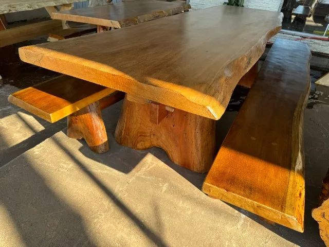 Mesas Rusticas com bancos direto da fábrica - Foto 3