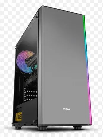 Nox Caixa Da Torre Do Pc Infinity Omega Argb Cinzento - Foto 3