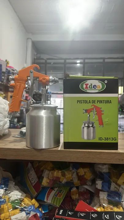 Pistola de sucção de pintura de alumínio  - Foto 5