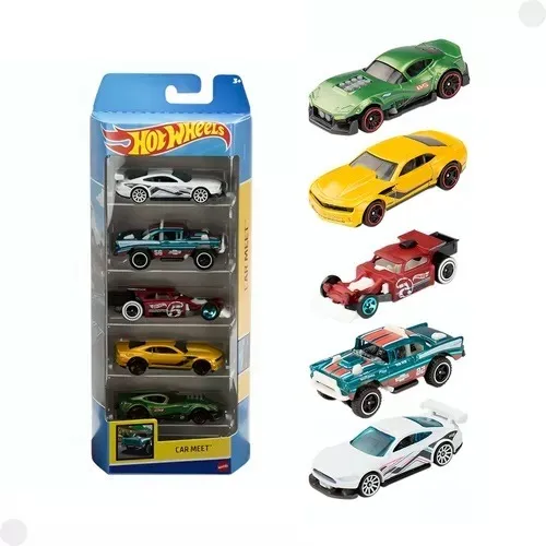 Cartela 5 Carrinhos Hot Wheels Hw Car Meet hly78 Mattel Original Lacrado