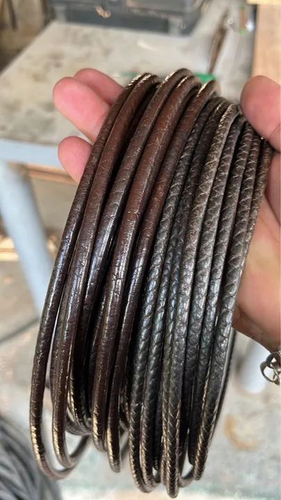 Laço 4 tentos com colhas mais grossas 