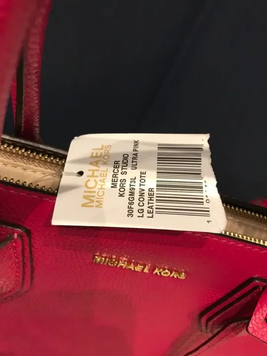 Bolsa de couro Michael Kors pink nova!  - Foto 4
