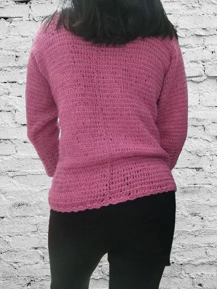 Blusa 3/4 de tricô  - Foto 2