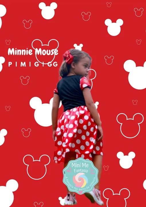 Fantasia Minnie Mouse para Meninas