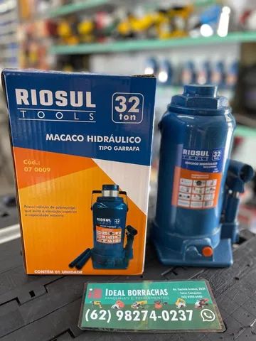 Macaco hidraulico garrafa 32 toneladas - Riosul