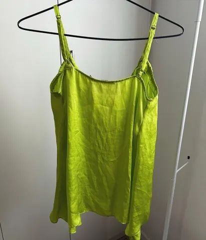 Blusa seda verde - Foto 4