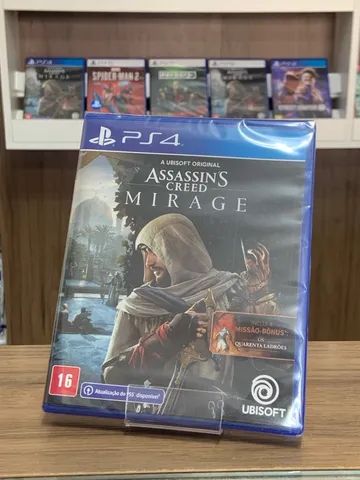 Jogo Assassins Creed Mirage PlayStation 4 Loja Física PS4