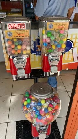 Máquina de bolinhas pula pula , surpresinha e chicletes - Foto 4