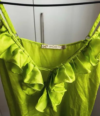 Blusa seda verde - Foto 3