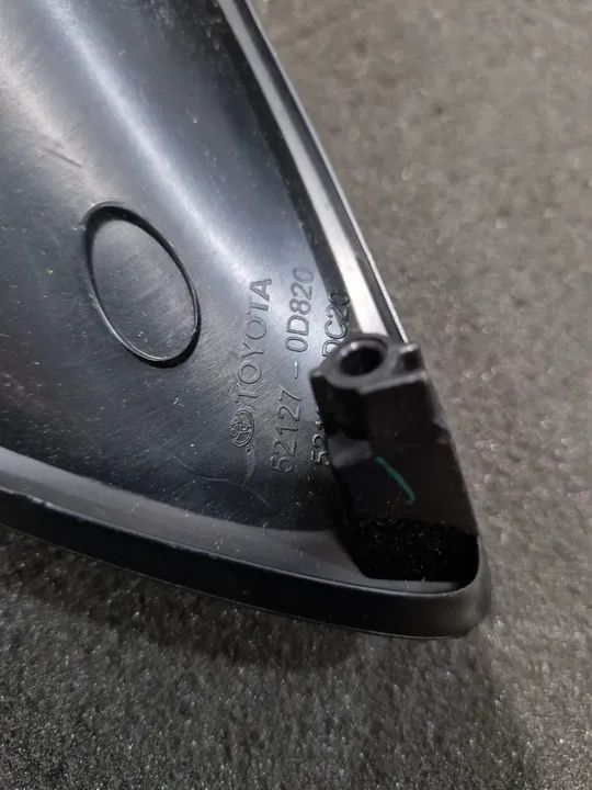 Par Moldura preta do farol de milha Toyota Yaris 2018 a 2022 Original - Foto 3