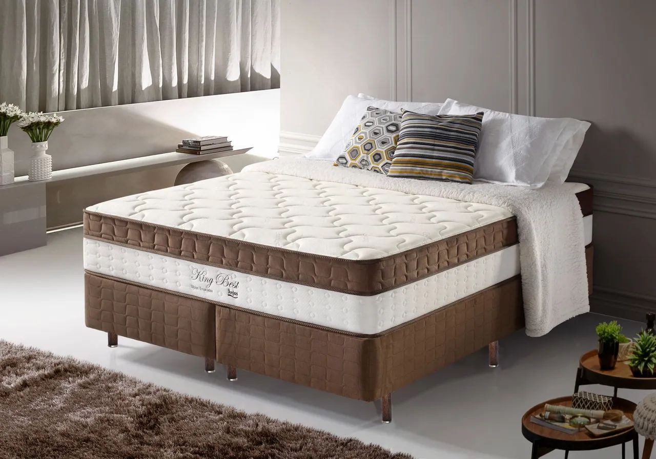 Cama Queen nova garantia em 10 X $270.00 promoção hoje