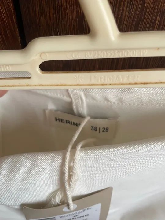 Calça Hering branca 38/28 - Foto 4