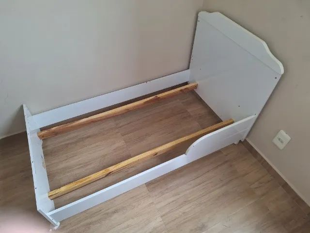 Berço Mini Cama Branco com colchão  - Foto 3