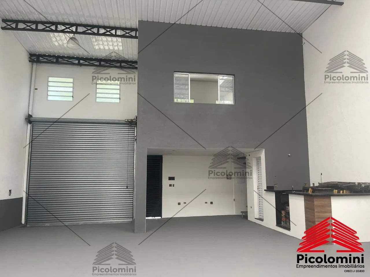 Galpão para locação, todo reformado, 10 x 20m, copa cozinha, mezanino com escritório, 2 ba - Foto 2