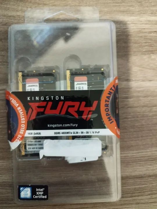 Kingston Fury DDR5 16GB 4800MHz - Memória RAM para PC