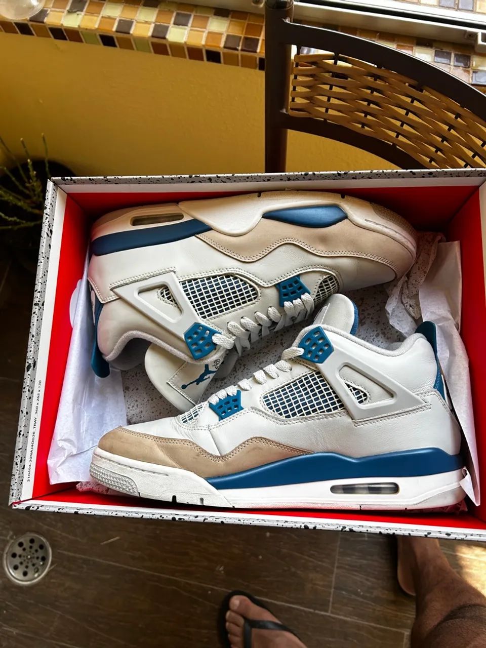 Air Jordan 4 Military Blue - Foto 3