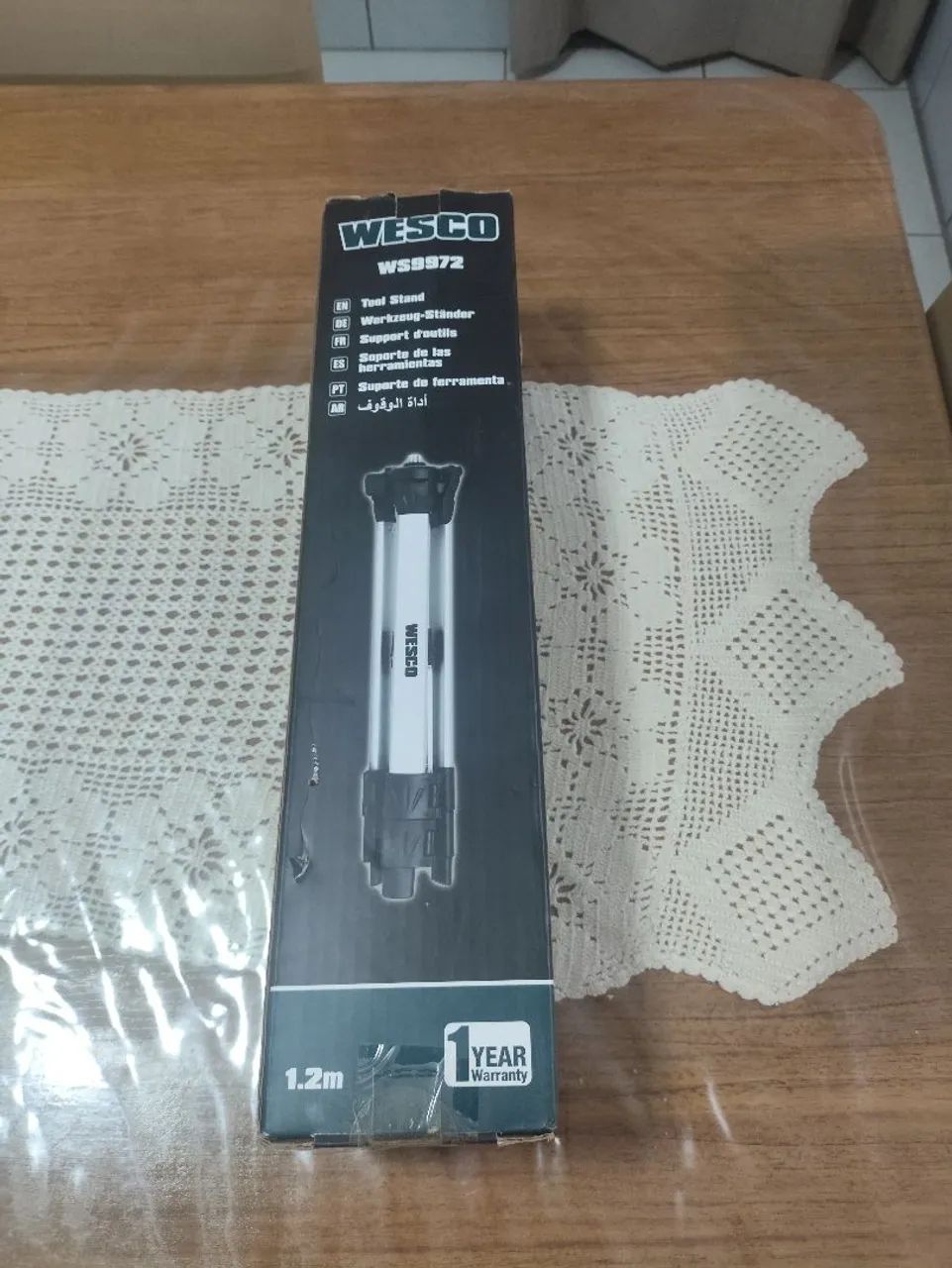 Tripé para nível laser - Wesco - Foto 5