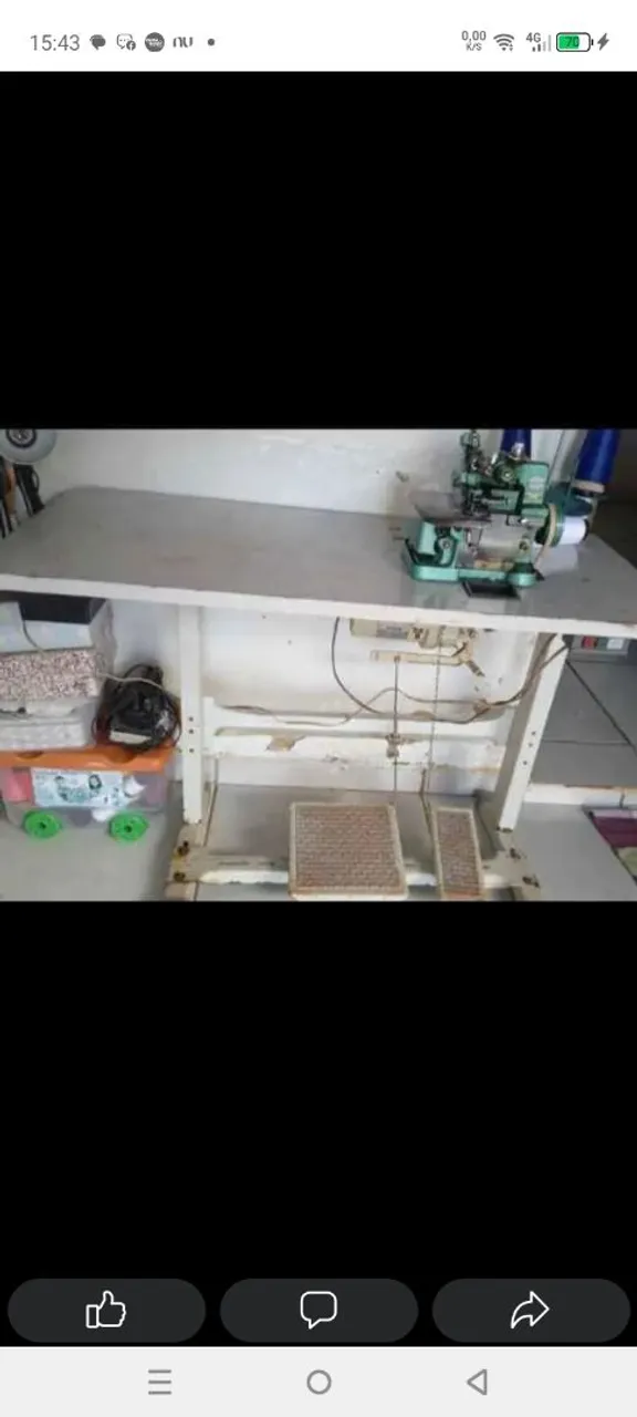 máquina de costura semi industrial