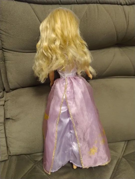 Boneca Rapunzel Disney Princesas 45cm - Foto 4