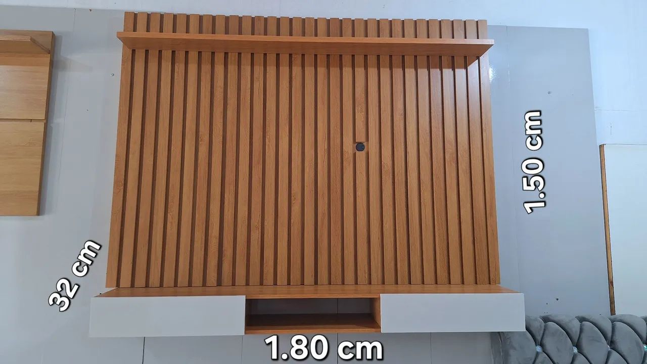 Painel ripado TV 
