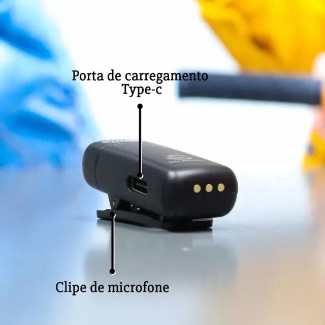 Microfone De Lapela Duplo - Onistek - Foto 3