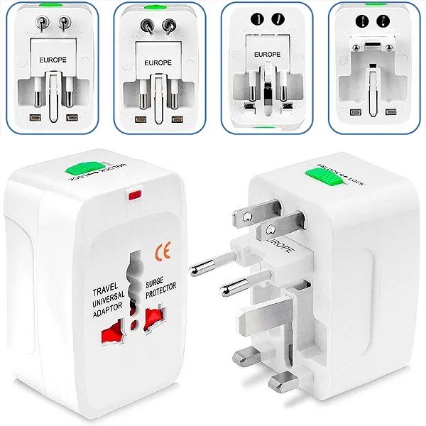 Adaptador Universal de Tomadas Internacional All-In-One (Padrão Eu. EUA, Ásia, Oceania) - Foto 3
