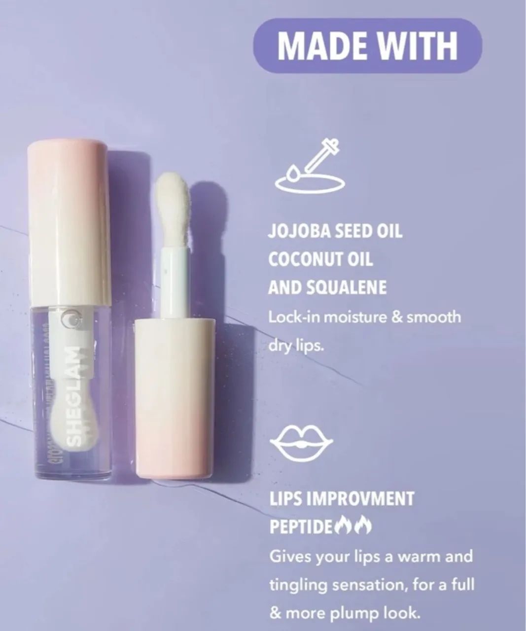SHEGLAM Plumping Lip Gloss - Lábios volumosos e hidratados - Foto 4