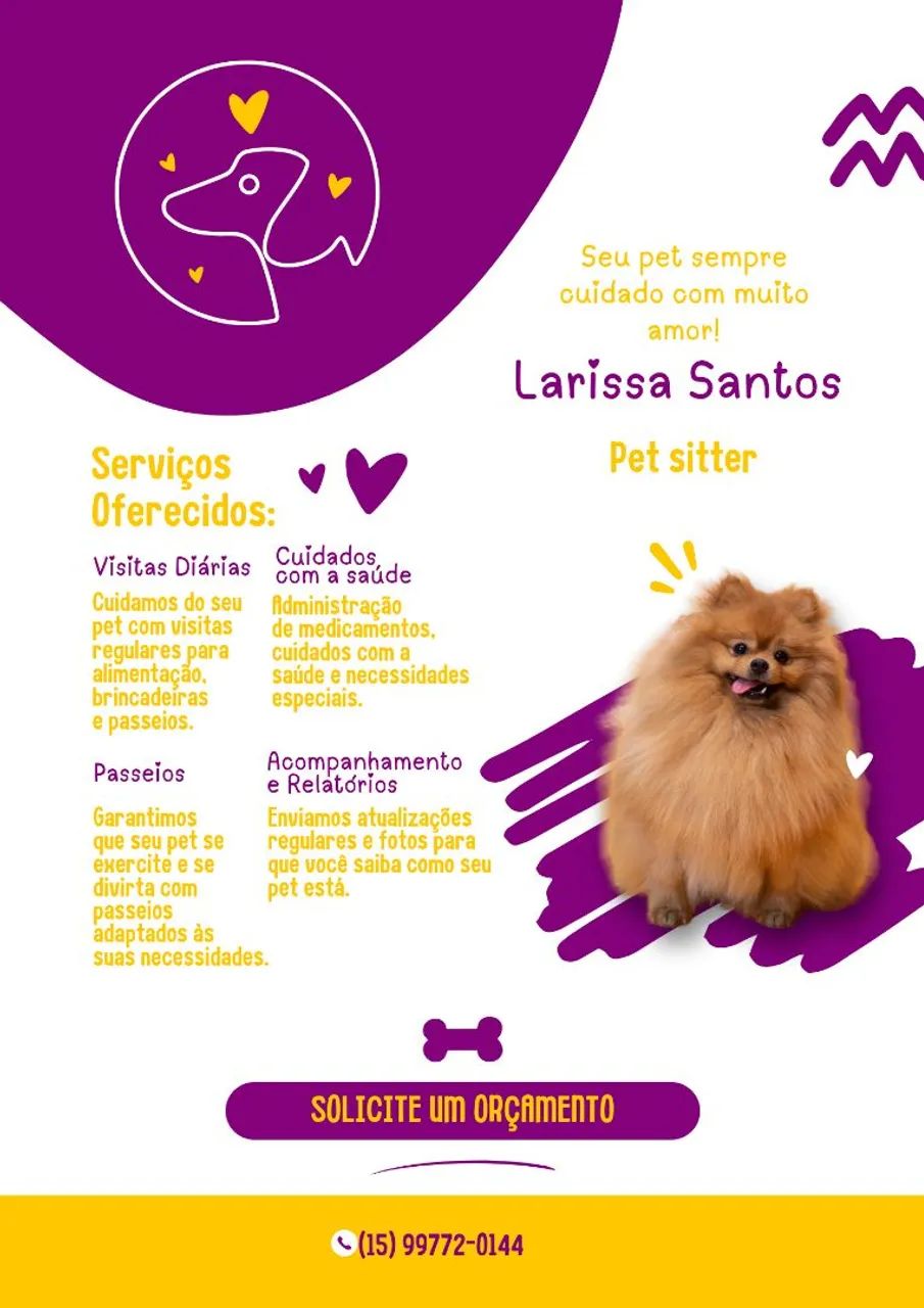 PET SITTER | Larissa Santos 