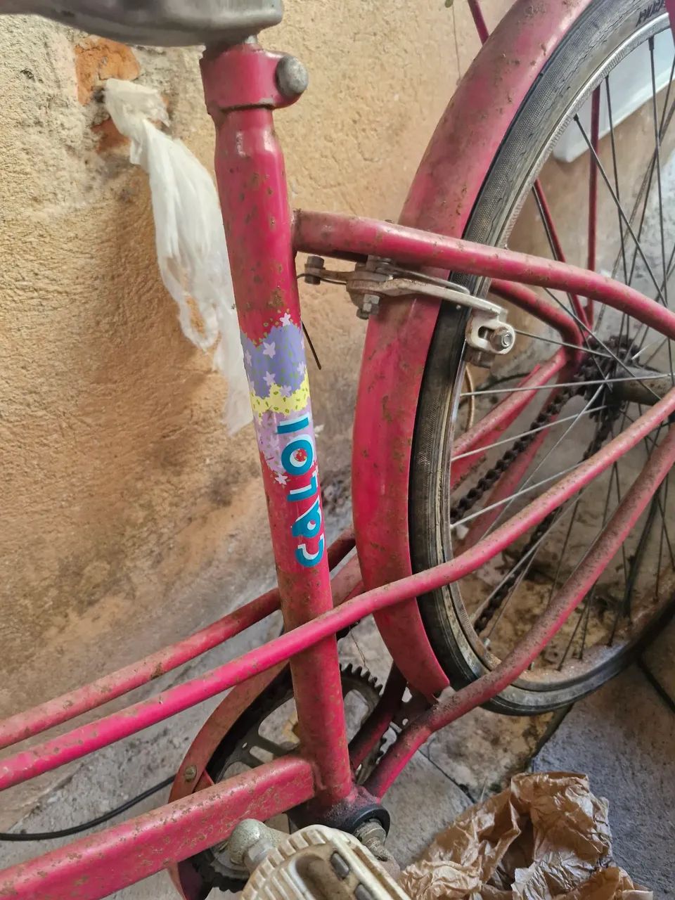 Bicicleta Caloi rosa - Foto 3
