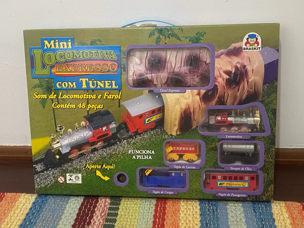 Mini Locomotiva com túnel Braskit - Foto 2