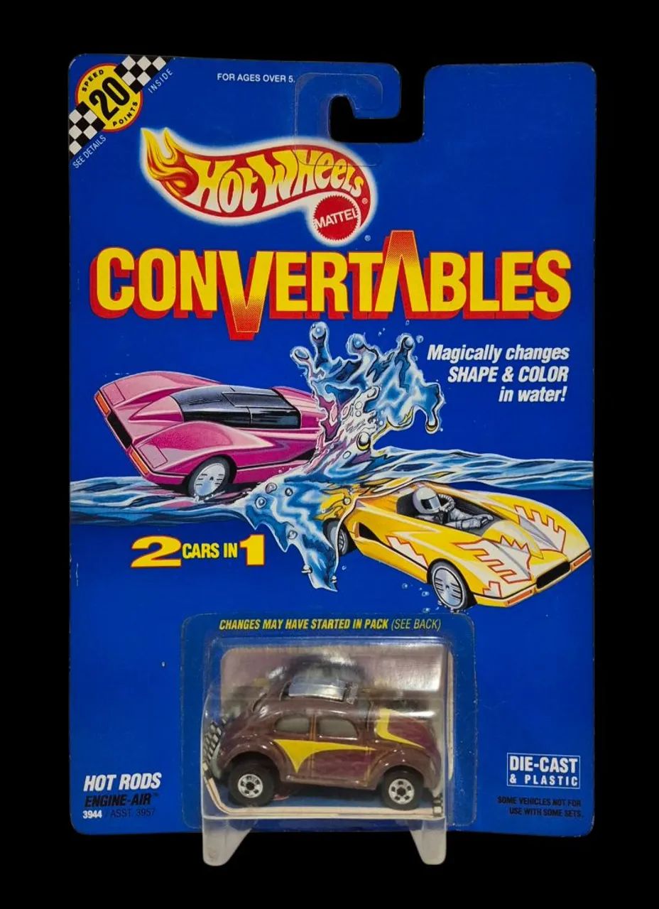 Hot Wheels Raro Volkswagen Beetle Convertables 1990 - Antiguidades