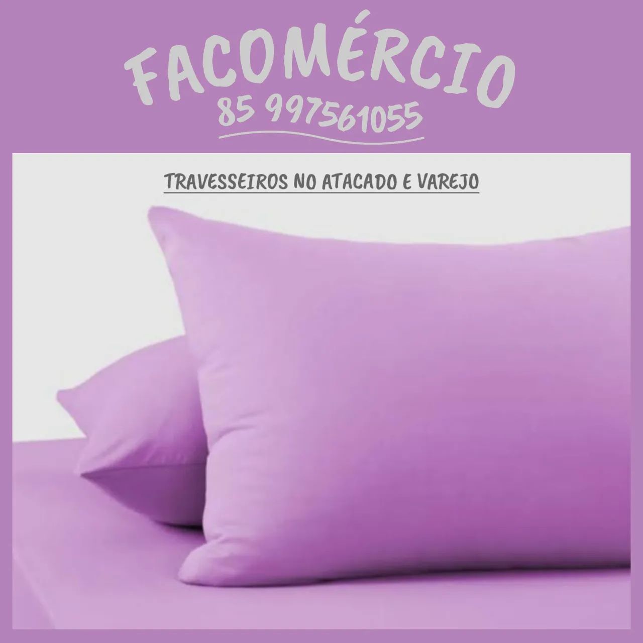 Travesseiros Macios de Fibra de Poliéster Siliconada - Percal 100% Poliéster - Foto 2