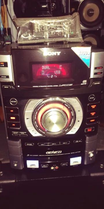 Torre de 12 caixas 12, Sony  MHC GTR 8 MP3 Player e USB - bluetooth!Leiaaaaa