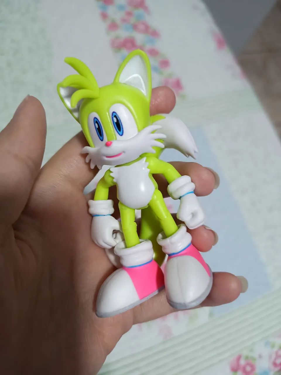 Tails Neon Sonic jakks pacific 4" 10cm