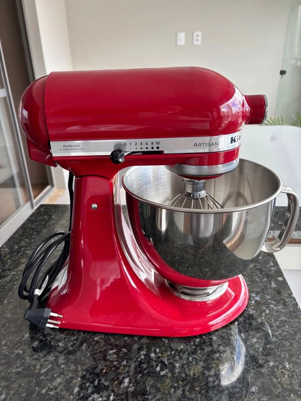 Batedeira KitchenAid Artisan Vermelha 110v - Foto 2