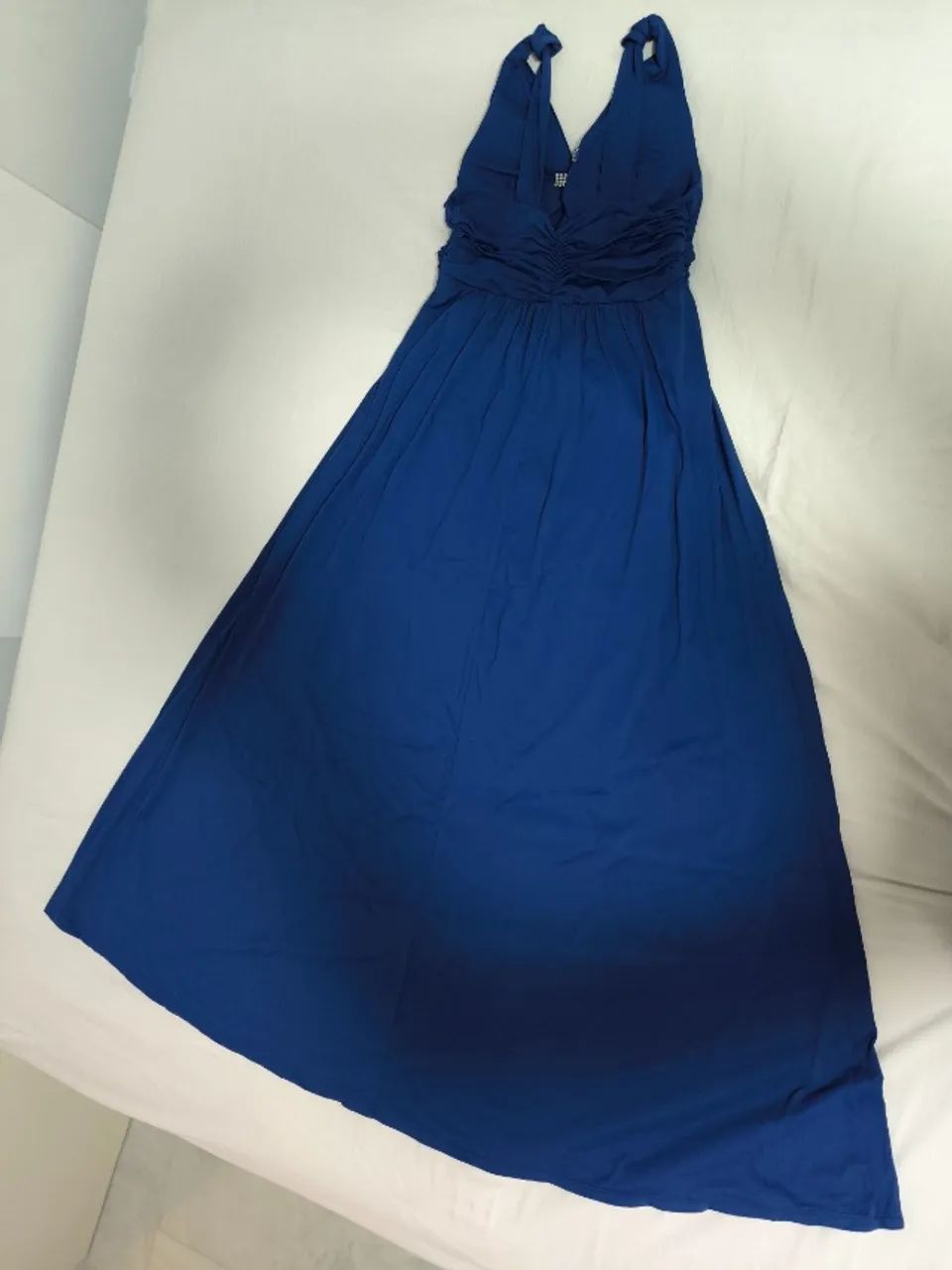Vestido de festa longo azul marinho - Foto 2