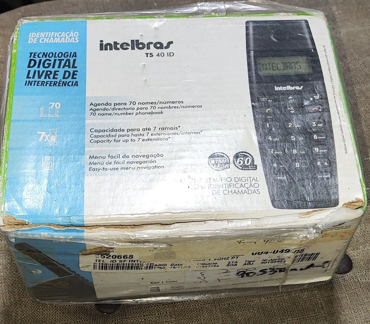 Telefone Sem Fio Intelbras TS 40 ID 