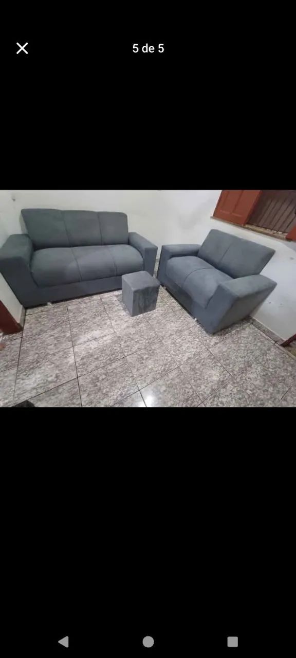 JOGO DE SOFÁ ENTREGA GRÁTIS  - Foto 2