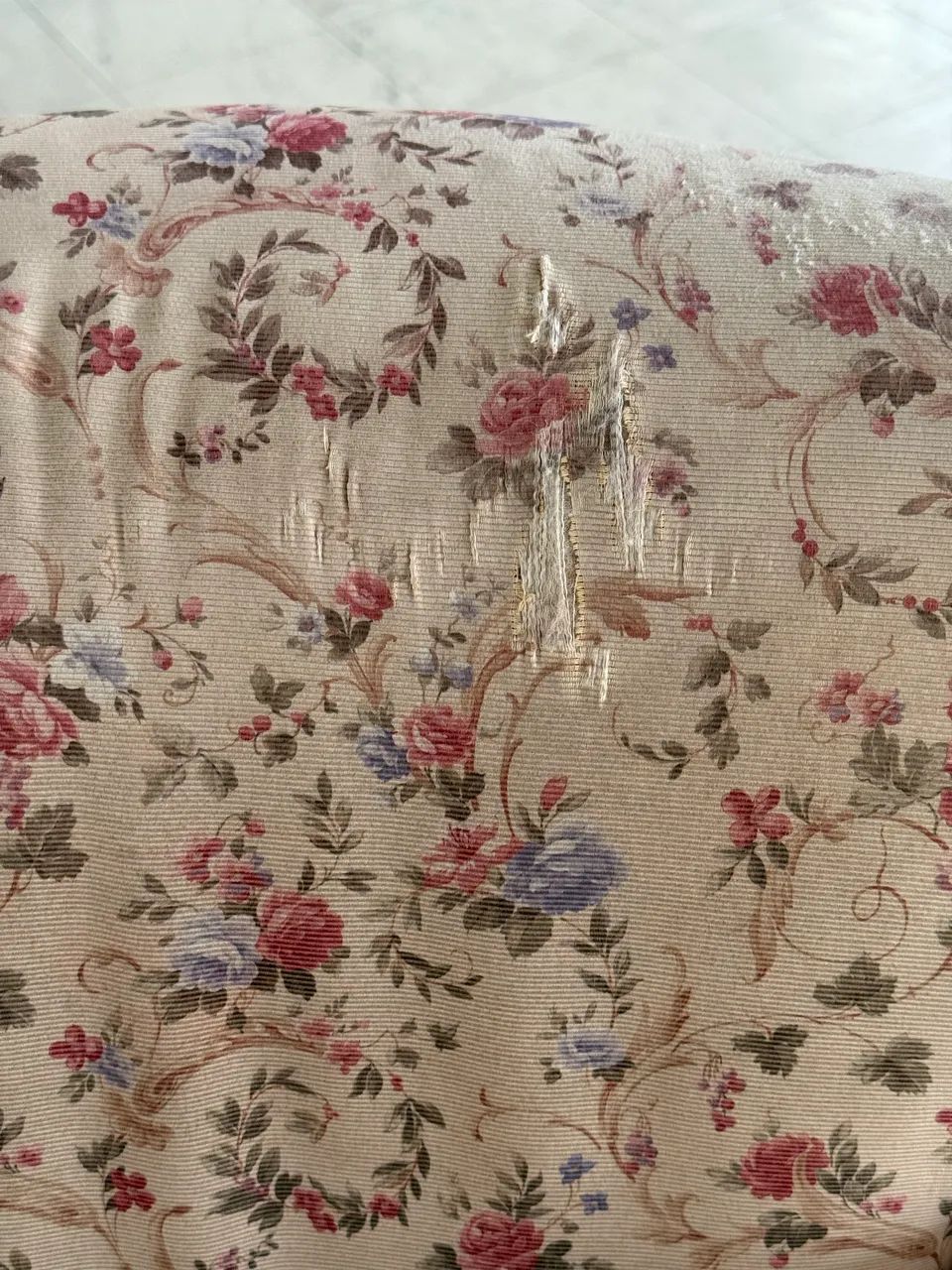 DUPLA de poltronas vintage floridas  - Foto 3