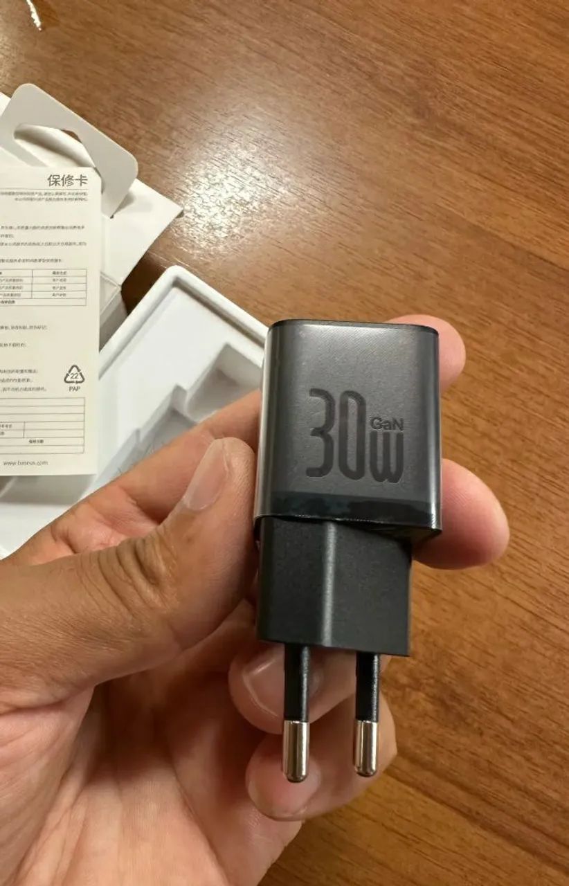 Carregador Baseus Quick Charge 30w GAN - Foto 5