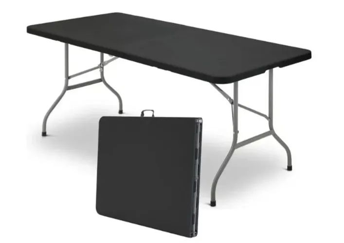 Mesa Dobrável  Maleta (preta - nova na caixa) - Foto 3