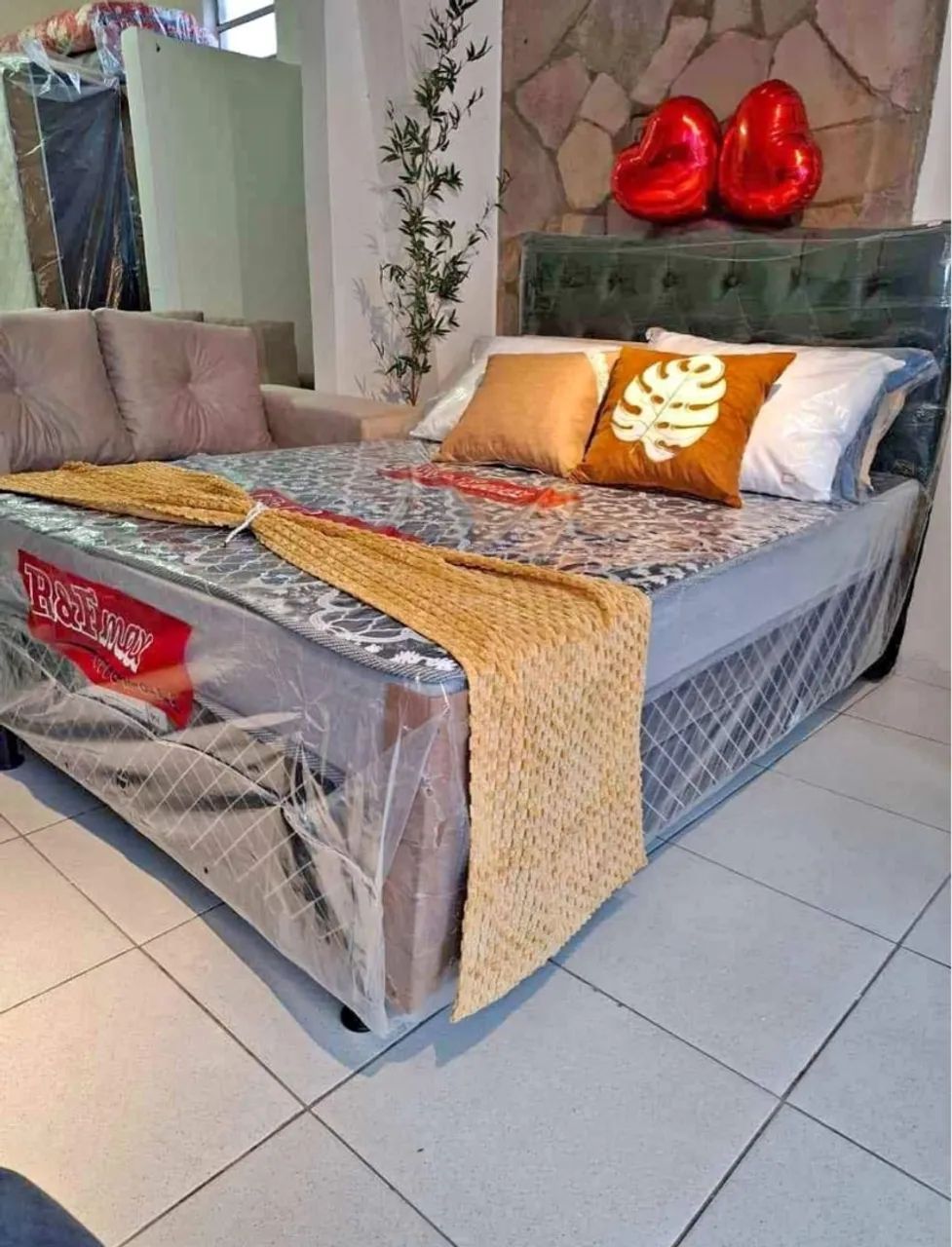 CAMA BOX NOVA CASAL CONJUGADA 