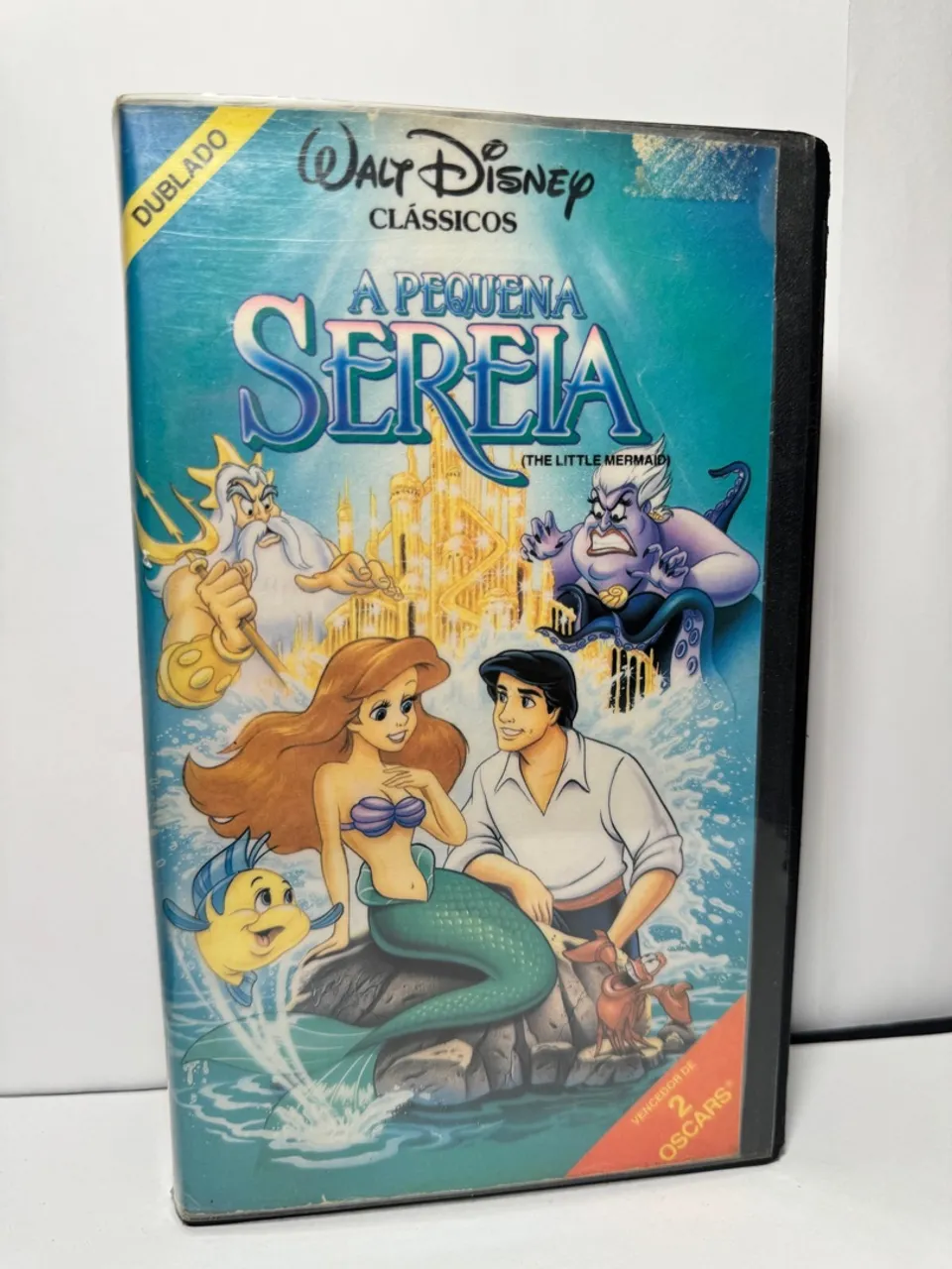Fita VHS - A Pequena Sereia Dublado - Clássicos Disney