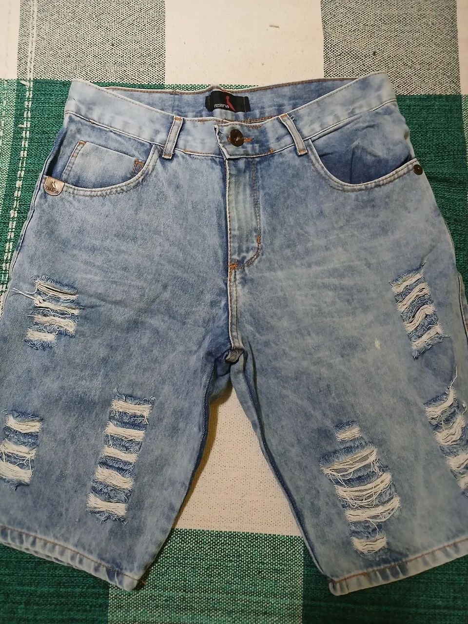 Bermuda jeans masculina número 40