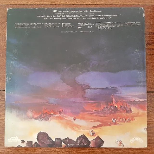 LP Disco de Vinil Kiss Destroyer Original 1976 Importado USA 1a Prensagem c/ Artigo raro - Foto 2