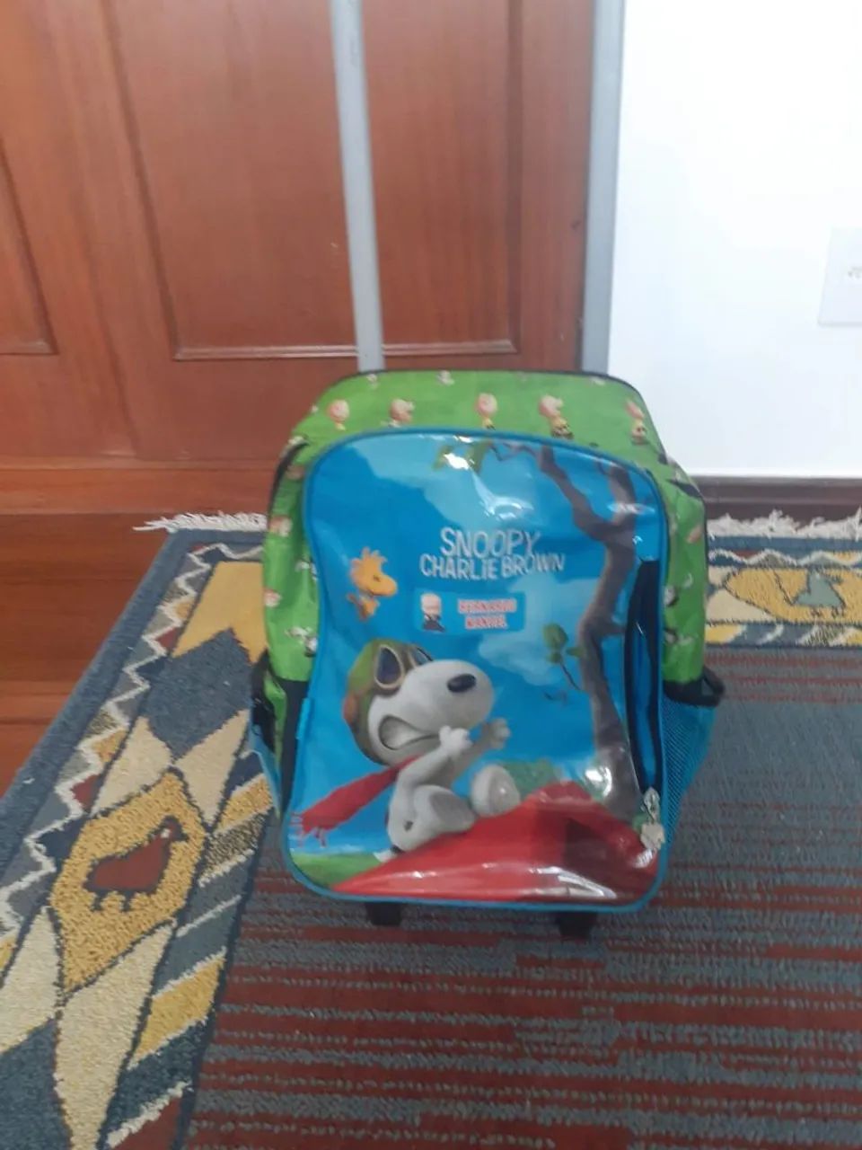 Mochila de rodinhas Snoopy Charlie Brown