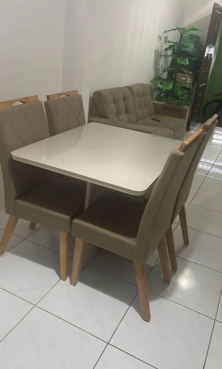 Mesa de Jantar 4 Cadeiras - Foto 2