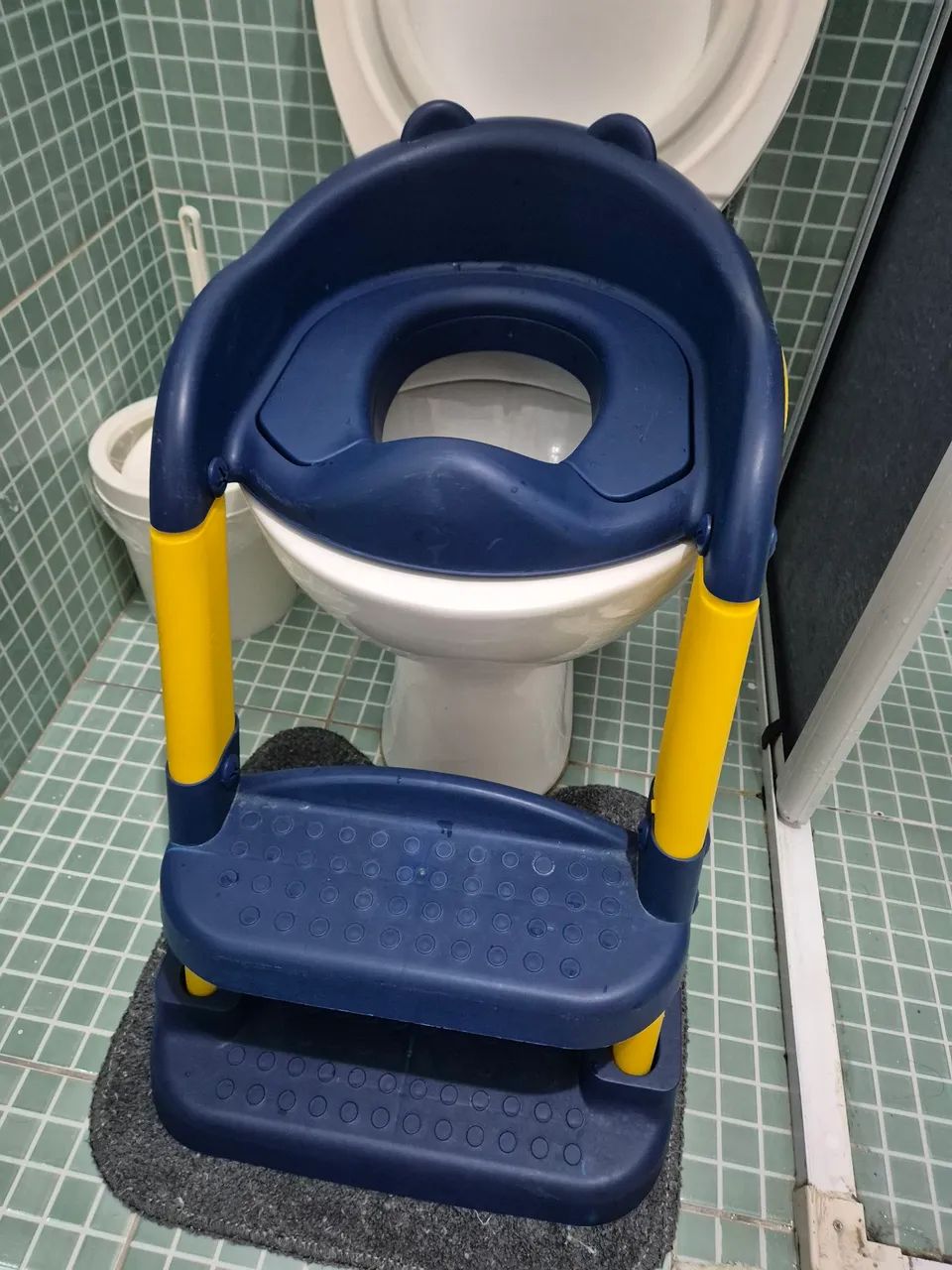 Assento Redutor Infantil Com Escada Para Vaso Sanitário - Foto 4