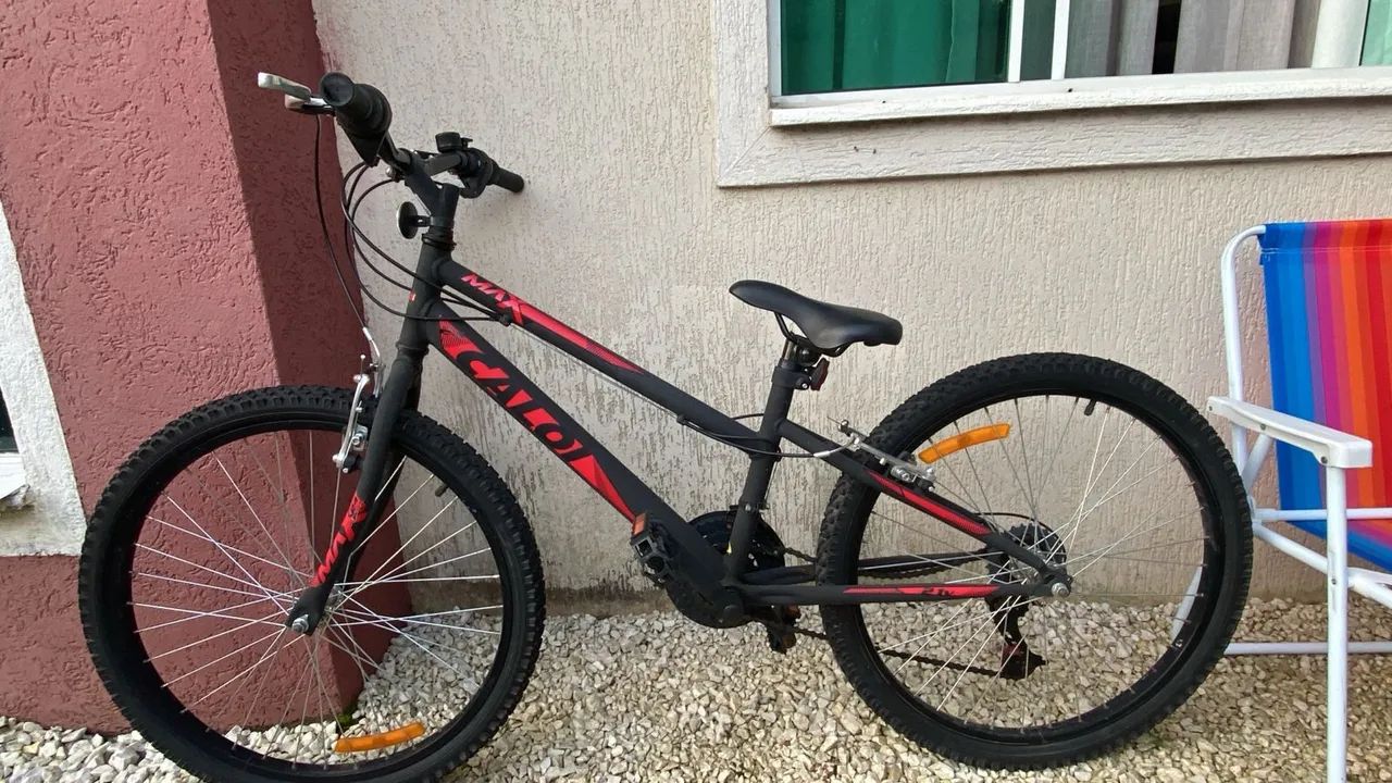 Bicicleta Caloi Max 21V preta - Foto 3