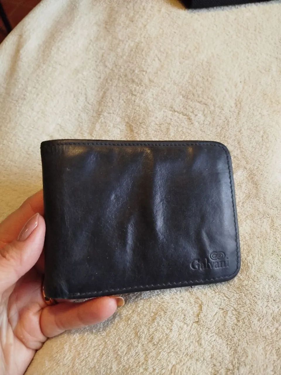 Carteira de couro Galvani - Masculina